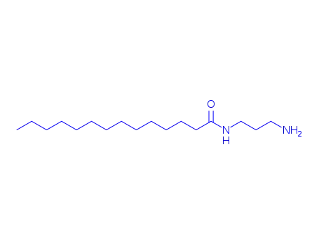 Molecular Structure of 13482-06-9 (N-(3-aminopropyl)myristamide)