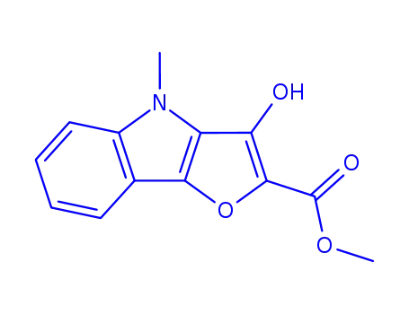 4H-푸로[3,2-b]인돌-2-카르복실산, 3-히드록시-4-메틸-, 메틸 에스테르