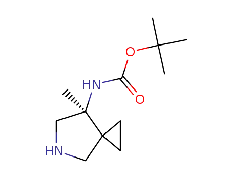 (-)-(7S)-7-t-butoxycarbonylamino-7-methyl-5-azaspiro[2.4]heptane