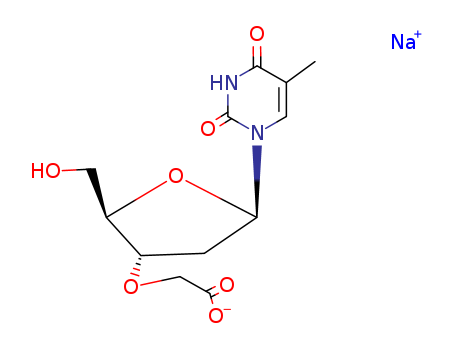 THYMIDINE,3'-O-(CARBOXYMETHYL)-, MONOSODIUM SALT ...