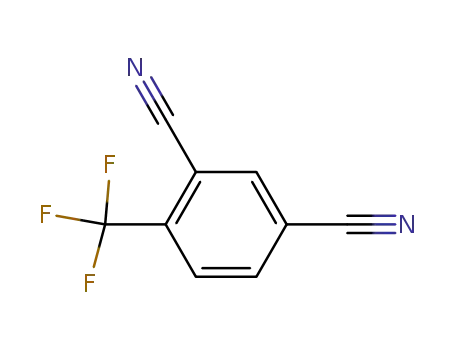 Molecular Structure of 1483-43-8 (2,4-Dicyanobenzotrifluoride)