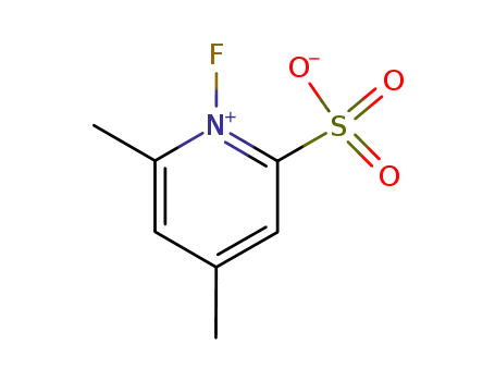 Molecular Structure of 147541-01-3 (N-FLUORO-4,6-DIMETHYLPYRIDINIUM-2-SULFONATE)