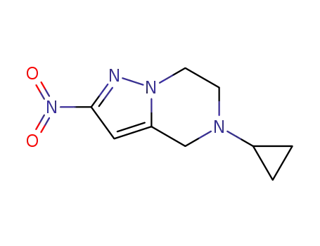 5-cyclopropyl-2-nitro-4,5,6,7-tetrahydropyrazolo[1,5-a]pyrazine
