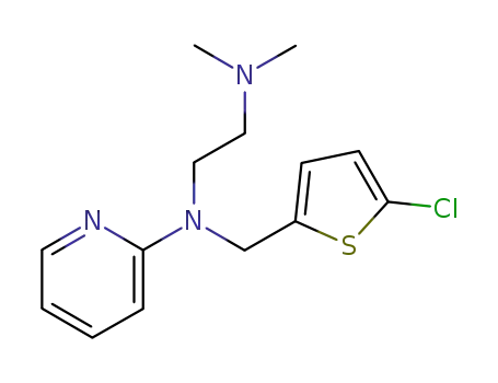 Molecular Structure of 148-65-2 (Chloropyrilene)