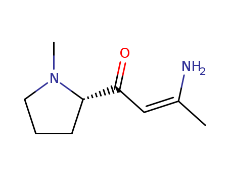 2-BUTEN-1-ONE,3-AMINO-1-(1-METHYL-2-PYRROLIDINYL)-,[S-(Z)]-