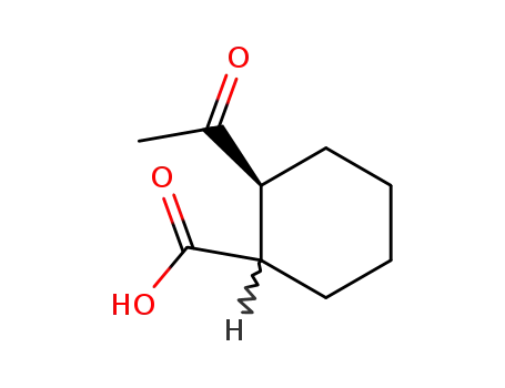 시클로 헥산 카르 복실 산, 2- 아세틸-(9CI)