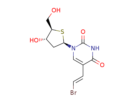 5-(2-bromoethenyl)-2'-deoxy-4'-thio-(E)uridine