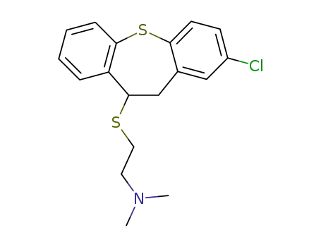 2-[(2-chloro-10,11-dihydrodibenzo[b,f]thiepin-10-yl)sulfanyl]-N,N-dimethylethanamine