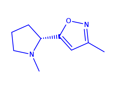Isoxazole,3-methyl-5-[(2S)-1-methyl-2-pyrrolidinyl]-