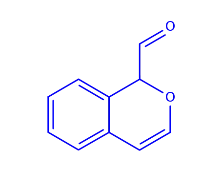 Molecular Structure of 148679-89-4 (1H-2-Benzopyran-1-carboxaldehyde (9CI))