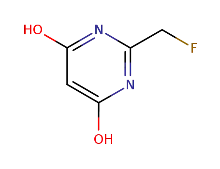 Molecular Structure of 1480-98-4 (4,6-Pyrimidinediol, 2-(fluoromethyl)- (6CI,8CI))