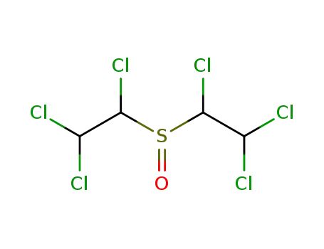 Molecular Structure of 14788-97-7 (BIS(1,2,2-TRICHLOROETHYL)SULPHOXIDE)