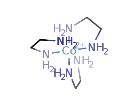 Molecular Structure of 23523-25-3 (cobalt(II) tris(ethylenediamine))