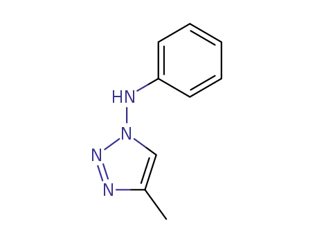 Molecular Structure of 14757-63-2 (1H-1,2,3-Triazole, 1-anilino-4-methyl-)