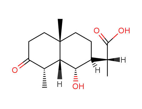 (11<i>R</i>)-6α-hydroxy-3-oxo-4β<i>H</i>,5β-eudesman-12-oic acid