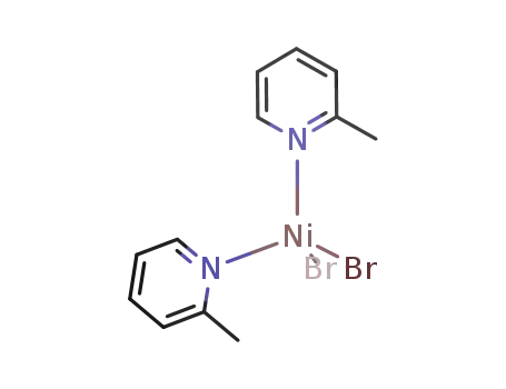 Molecular Structure of 13873-42-2 ({NiBr2(α-CH3C5H4N)2})