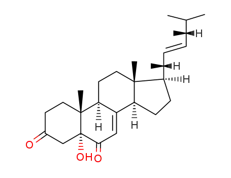(22E,24R)-5-hydroxy-5α-ergosta-7,22-diene-3,6-dione