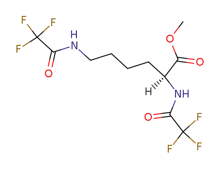 Molecular Structure of 1478-74-6 (DI-N-TFA-L-LYSINE METHYL ESTER)