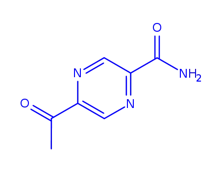 피라진카르복사미드, 5-아세틸-(9CI)