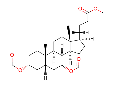 methyl 3α,7α-diformyloxy-5β-cholanoate