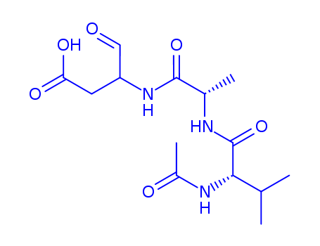 Acetyl-valyl-alanyl-aspartal