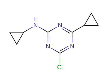 2-chloro-4-cyclopropyl-6-cyclopropylamino-<1,3,5>triazine