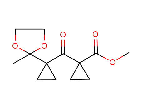 methyl 1-(1-(2-methyl-1,3-dioxolan-2-yl)cyclopropanecarbonyl)cyclopropanecarboxylate