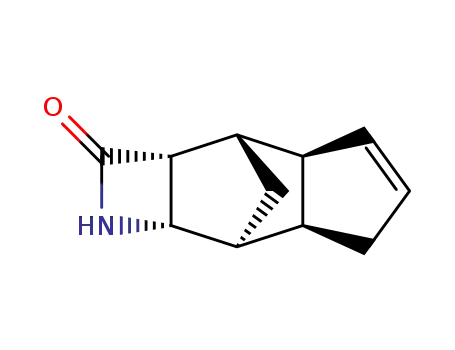 Molecular Structure of 14805-32-4 (3,7-Methano-2H-indeno[5,6-b]azet-2-one,1,2a,3,3a,6,6a,7,7a-octahydro-,endo,exo-(8CI))