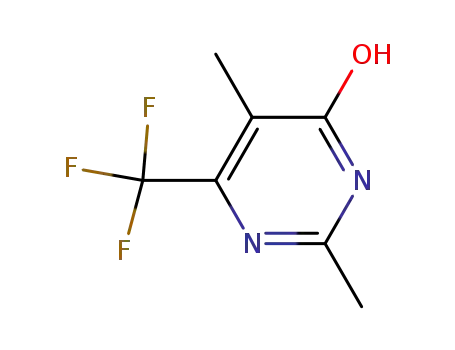 Molecular Structure of 147750-19-4 (2,5-DIMETHYL-6-TRIFLUOROMETHYL-PYRIMIDIN-4-OL)