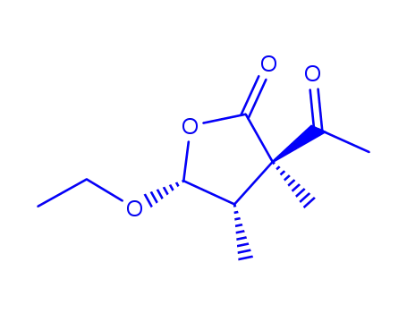 2(3H)-Furanone,3-acetyl-5-ethoxydihydro-3,4-dimethyl-,(3alpha,4alpha,5bta)-(9CI)