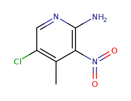 2-Amino-5-chloro-3-nitro-4-picoline