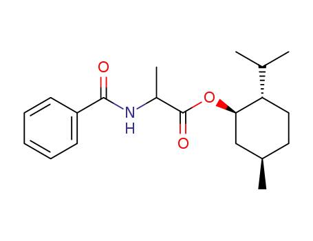 Molecular Structure of 39535-00-7 (N-benzoyl-O-menthyl-alanine)