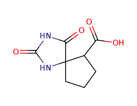 2,4-dioxo-1,3-diaza-spiro[4.4]nonane-6-carboxylic acid