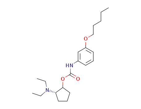 Molecular Structure of 147951-44-8 ((2-diethylaminocyclopentyl) N-(3-pentoxyphenyl)carbamate)