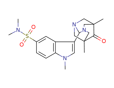 1H-Indole-5-sulfonamide,3-(5,7-dimethyl-6-oxo-1,3-diazatricyclo[3.3.1.13,7]dec-2-yl)-N,N,1-trimethyl-