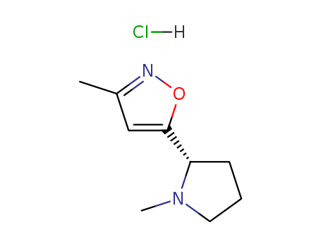 (S)-3-Methyl-5-(1-methylpyrrolidin-2-yl)-isoxazole?HCl
