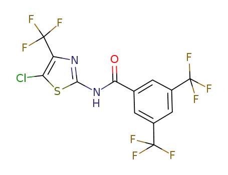 N-[5-chloro-4-(trifluoromethyl)-1,3-thiazol-2-yl]-3,5-bis(trifluoromethyl)benzamide
