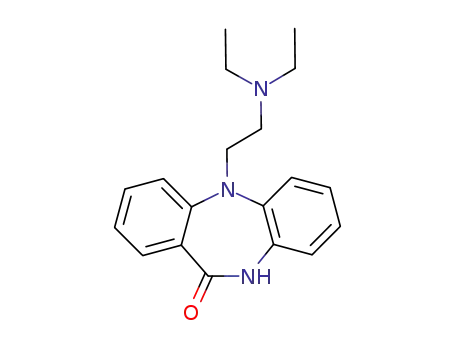 Molecular Structure of 14870-41-8 (5-[2-(Diethylamino)ethyl]-5,10-dihydro-11H-dibenzo[b,e][1,4]diazepin-11-one)