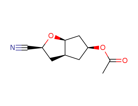 2H-CYCLOPENTA[B]FURAN-2-CARBONITRILE,5-(ACETYLOXY)HEXAHYDRO-,[2S-(2-A-,3ABETA-,5-A-,6ABETA-)]-