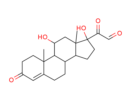 Pregn-4-en-21-al,11,17-dihydroxy-3,20-dioxo-, (11b)- cas  14760-49-7