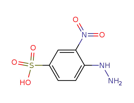Molecular Structure of 14938-85-3 (4-hydrazinyl-3-nitrobenzenesulfonic acid)