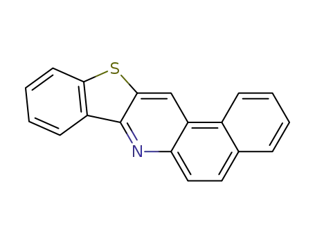Molecular Structure of 1491-10-7 (Benzo[f][1]benzothieno[3,2-b]quinoline)