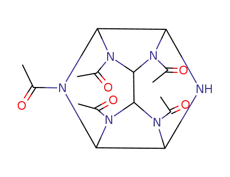 2,4,6,8,12-pentaacetyl-2,4,6,8,10,12-hexaazatetracyclo[5.5.0.0<sup>5,9</sup>.0<sup>3,11</sup>]dodecane