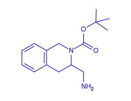Molecular Structure of 690244-91-8 (3-AMINOMETHYL-2-BOC-3,4-DIHYDRO-1H-ISOQUINOLINE)