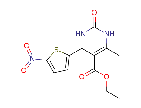 ethyl 6-methyl-4-(5-nitrothiophen-2-yl)-2-oxo-1,2,3,4-tetrahydropyrimidine-5-carboxylate