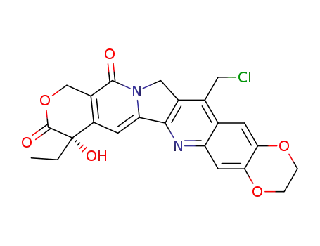 7-(chloromethyl)-10,11-(ethylenedioxy)-(20S)-camptothecin