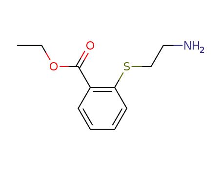 Molecular Structure of 411211-27-3 (2-(2-amino-ethylsulfanyl)-benzoic acid ethyl ester)