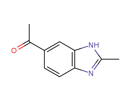 Ethanone, 1-(2-methyl-1H-benzimidazol-5-yl)- (9CI)