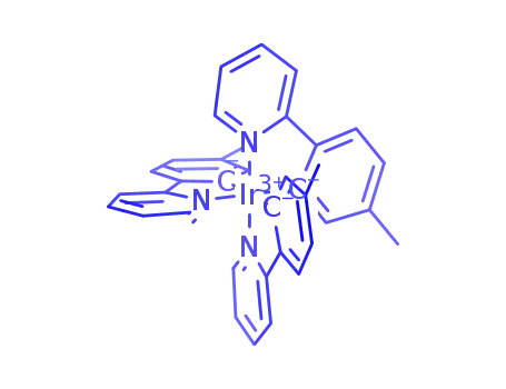 Molecular Structure of 800394-58-5 (Tris[2-(p-tolyl)pyridine]iridium(III))
