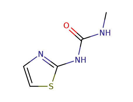 Molecular Structure of 14954-36-0 (1-methyl-3-(1,3-thiazol-2-yl)urea)